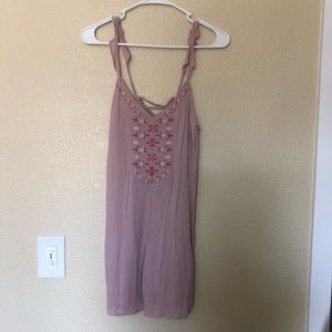 Mauve pink rose Aeropostale sleeveless romper